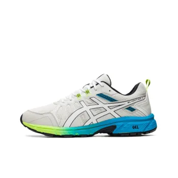 Asics Gel-Venture 7 Anti-Slip Wear-Resistant Low-Top Running Shoes Men's White
