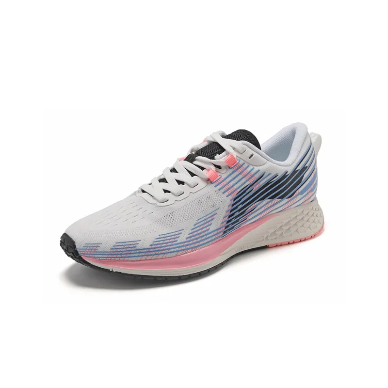 LiNing Red Hare 4 V2 Cushioning Anti Slip Wear Resistant Breathability Low Top Running Shoes Women's Ecru-1