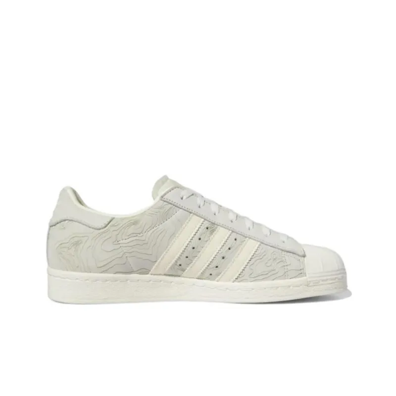 Superstar Adidas Originals 82 'Laser Topographic Print Ecru Tint'-1