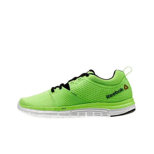 Reebok Running Shoes Men Low-Top Neon Green