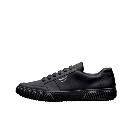 PRADA Stylish Skateboarding Shoes Men's Black