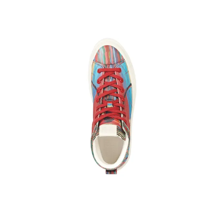 Givenchy High Top Stylish Skateboarding Shoes Men's Red-2