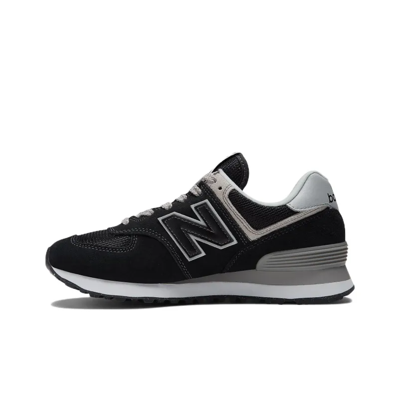 New Balance 574 Core Black White Women's-0