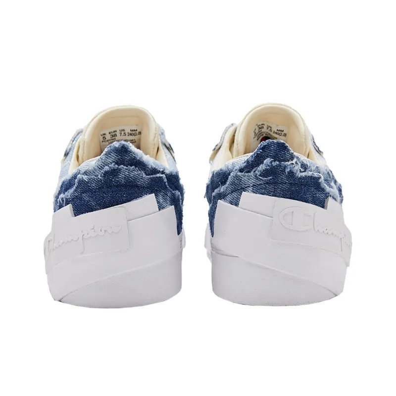 Champion Essentials Collection Street Roller Low-Top Skateboard Shoes Men's Blue-3