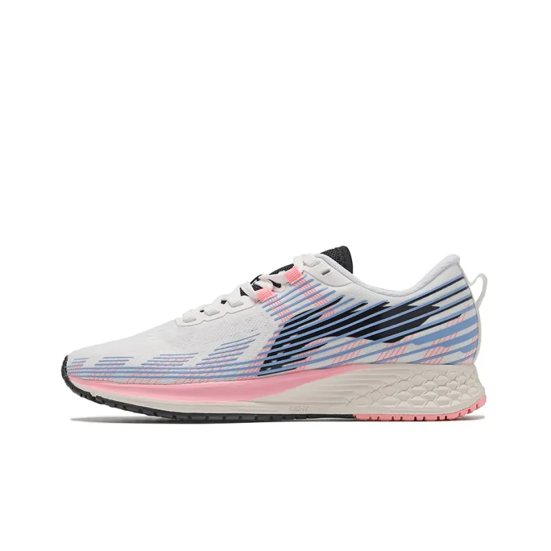 LiNing Red Hare 4 V2 Cushioning Anti Slip Wear Resistant Breathability Low Top Running Shoes Women's Ecru-0