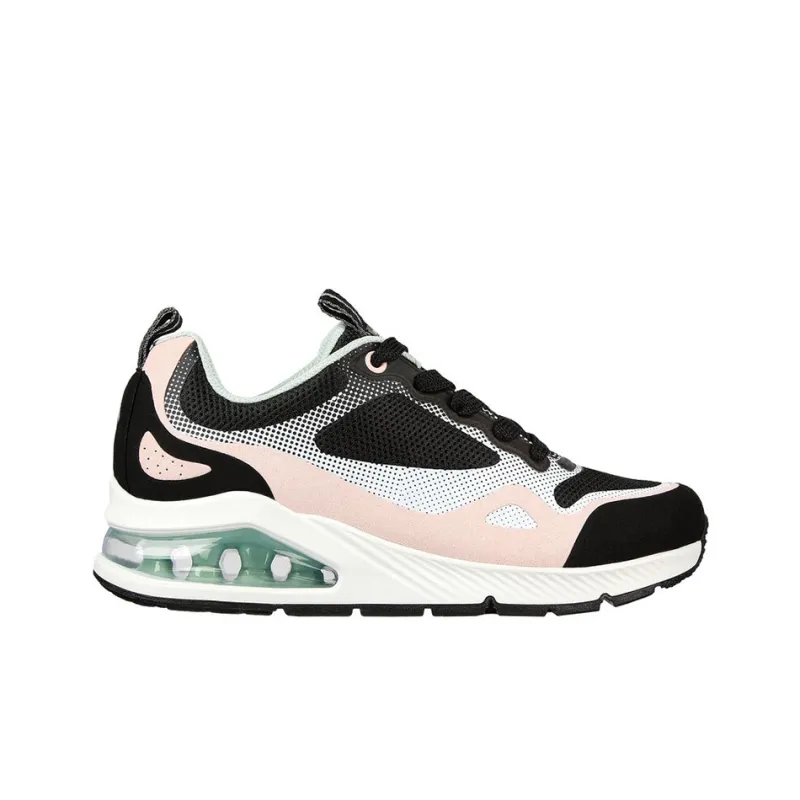 Skechers Uno 2 - Breathe And Step Cushioning Anti-Slip And Wear-Resistant Low-Top Casual Shoes Women's Black White-1