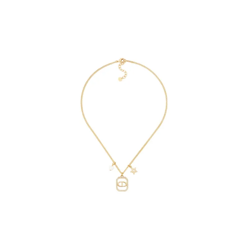 DIOR Classic CD Necklace Series Necklaces Women's-0