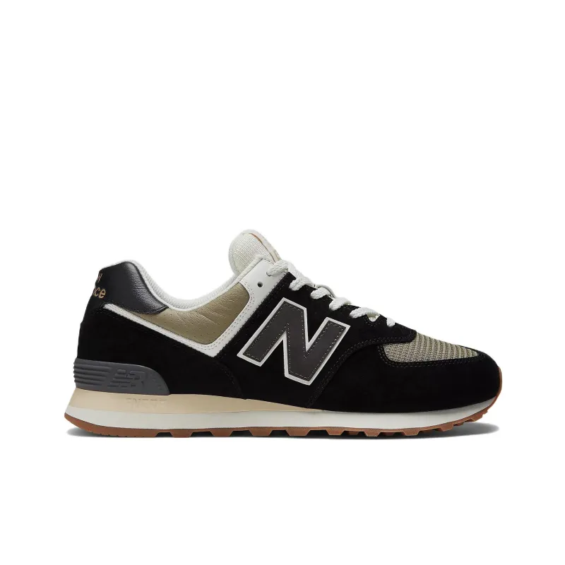 New Balance 574 Black Olive Gum-1