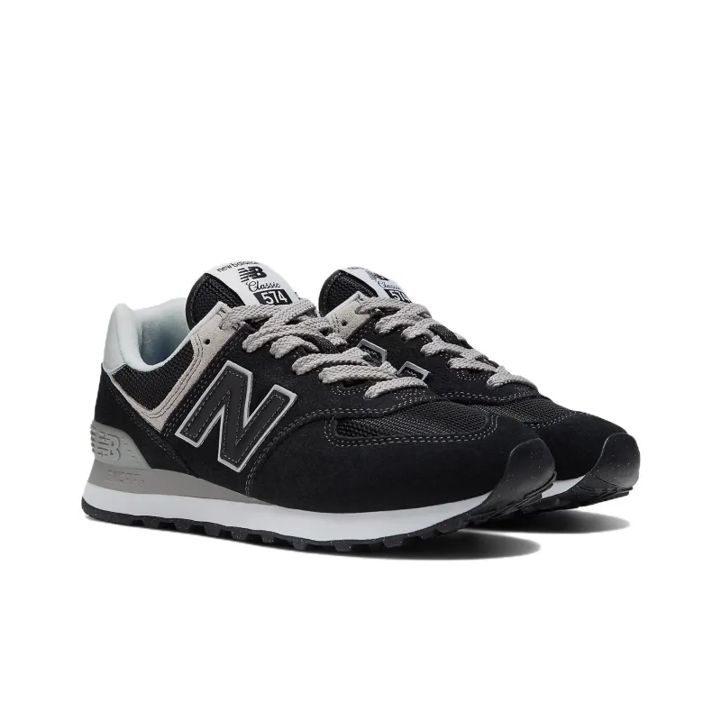 New Balance 574 Core Black White Women's-3