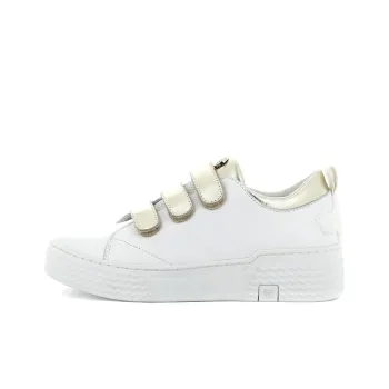 Palladium Skateboard Shoes Women's Low-Top White/Gold