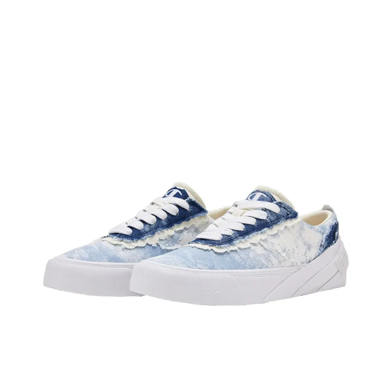 Champion Essentials Collection Street Roller Low-Top Skateboard Shoes Men's Blue-1