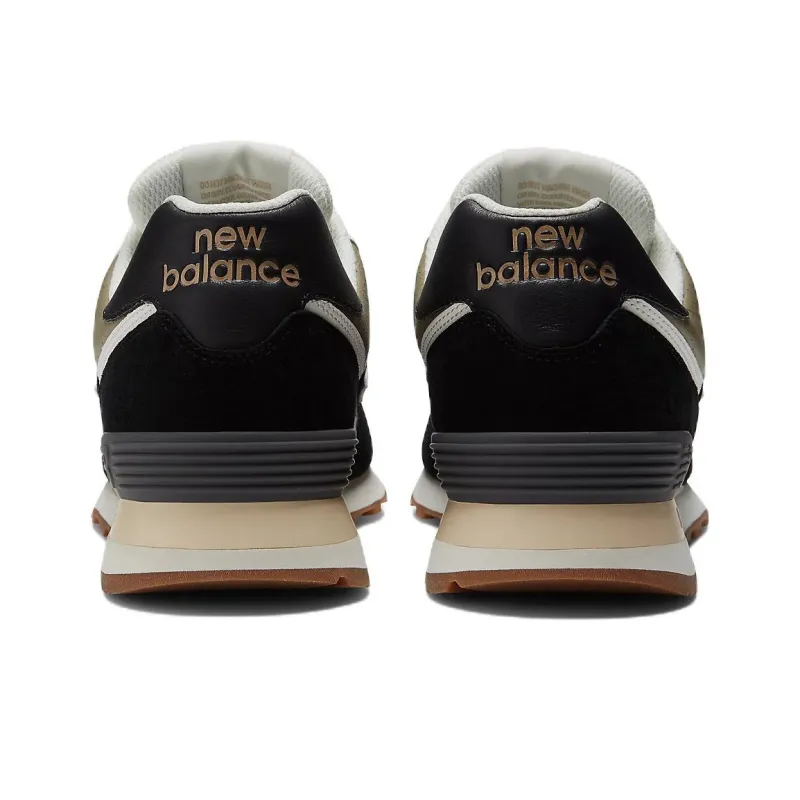 New Balance 574 Black Olive Gum-4