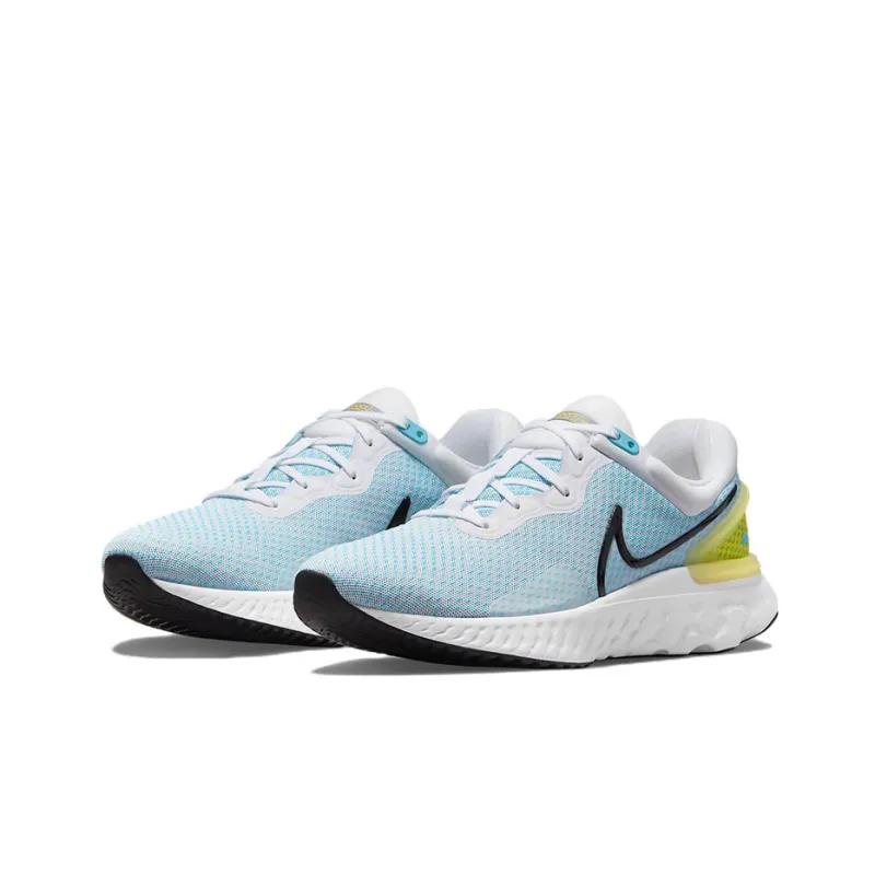 Nike React Miler 3 White Chlorine Vivid Sulfur-2