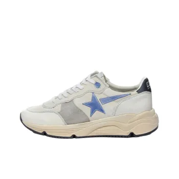 Golden Goose Running Sole Low Top Athletic Shoes Casual Shoes Men's White Blue