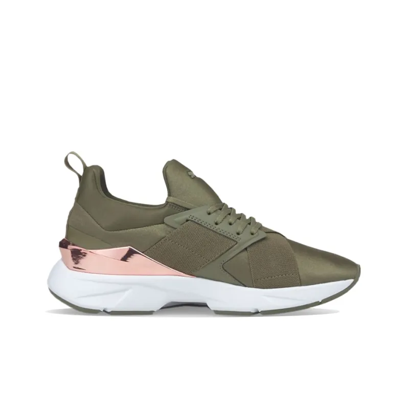 PUMA Muse X5 Cushioned Anti-Slip And Wear-Resistant Lightweight Mid-Top Running Shoes Women's-1