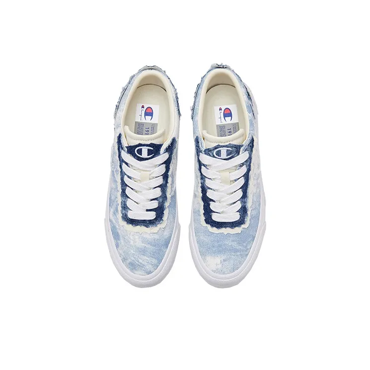 Champion Essentials Collection Street Roller Low-Top Skateboard Shoes Men's Blue-2