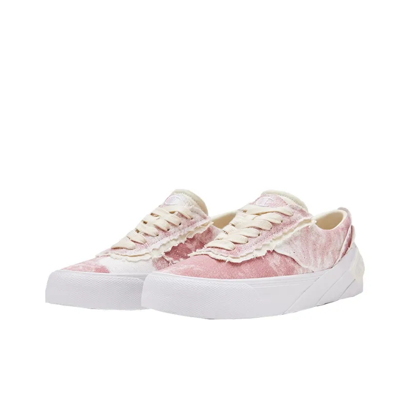 Champion Street Roller Anti-Slip Wear-Resistant Low-Top Skateboard Shoes Women's Pink-1