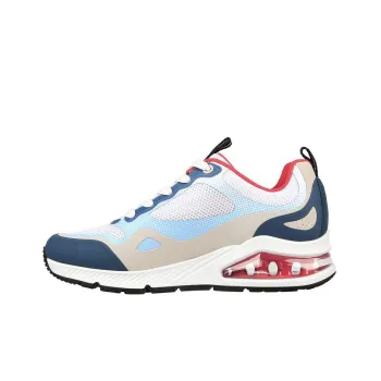 Skechers Uno 2 - Breathe And Step Cushioning Anti-Slip And Wear-Resistant Low-Top Casual Shoes Women's White Blue