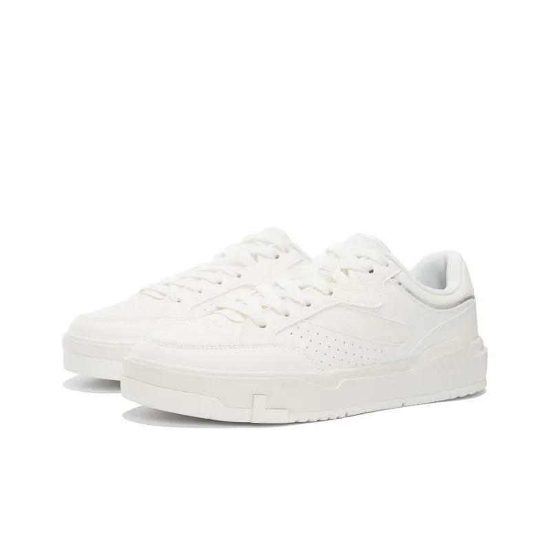 LiNing Anti Slip And Wear Resistant Lightweight Low Top Skateboard Shoes Men's White-2
