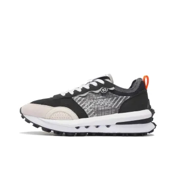 LINING Square Circle V2 Casual Shoes Men Low Top Black/White Sand Gray/Surface Gray