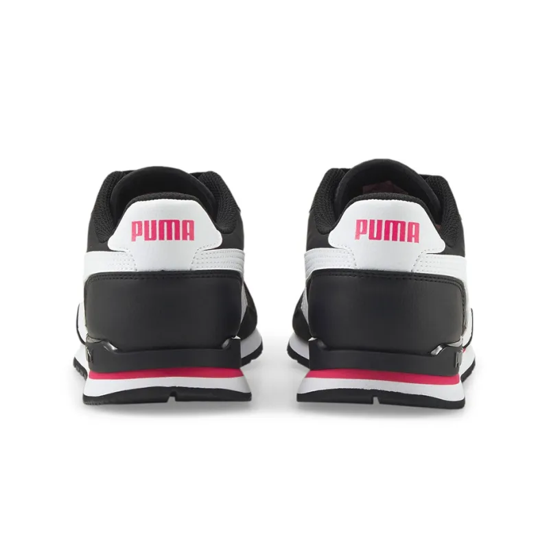PUMA St Runner V3 Cushioning Anti Slip And Wear Resistant Low Top Training Running Shoes Women's Black Purple-3
