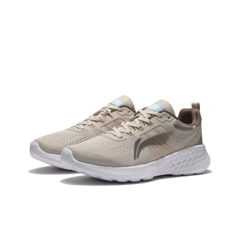 LiNing EazGo Cushioning Anti-Slip And Wear-Resistant Low-Top Running Shoes Men's Taupe-2