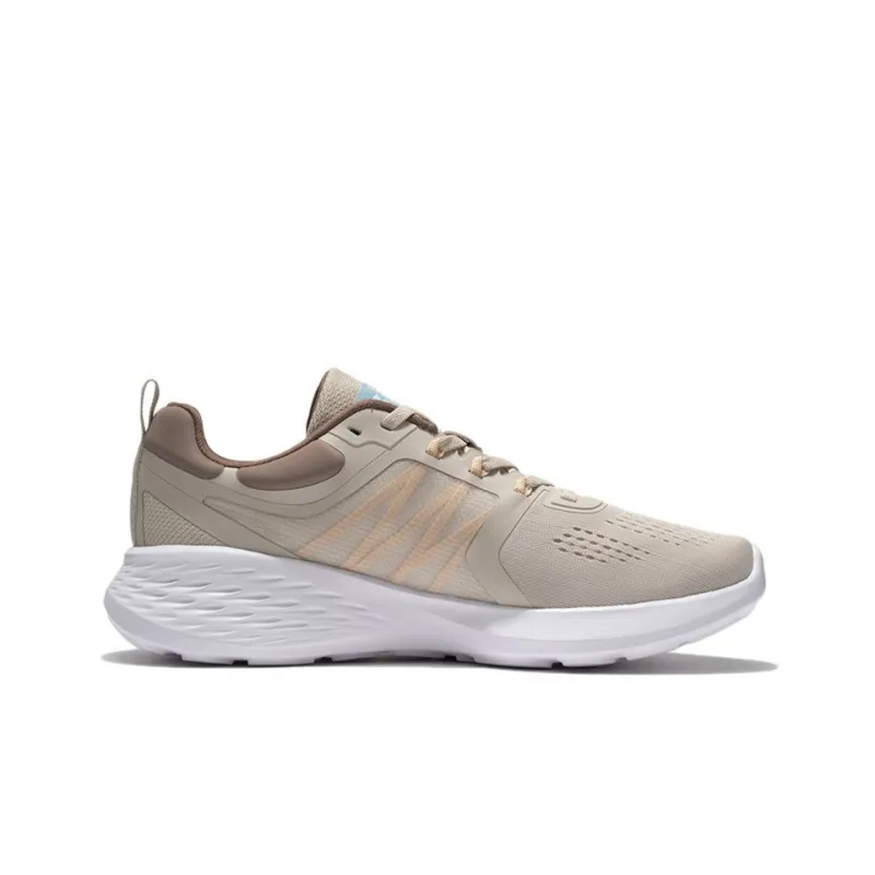 LiNing EazGo Cushioning Anti-Slip And Wear-Resistant Low-Top Running Shoes Men's Taupe-1