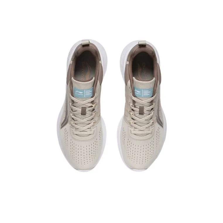 LiNing EazGo Cushioning Anti-Slip And Wear-Resistant Low-Top Running Shoes Men's Taupe-3