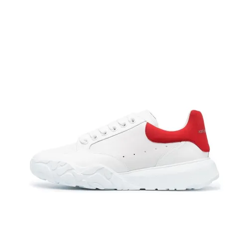 Alexander McQueen Court Trainers White Red