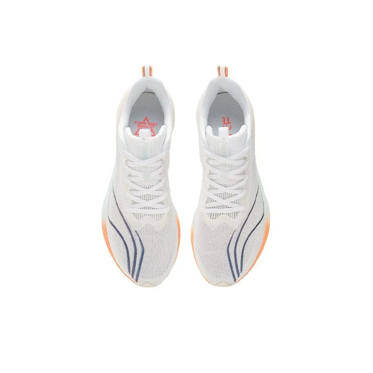 LiNing Red Hare 5 Pro Anti Slip Wear Resistant Low Top Running Shoes Women's Standard White-3
