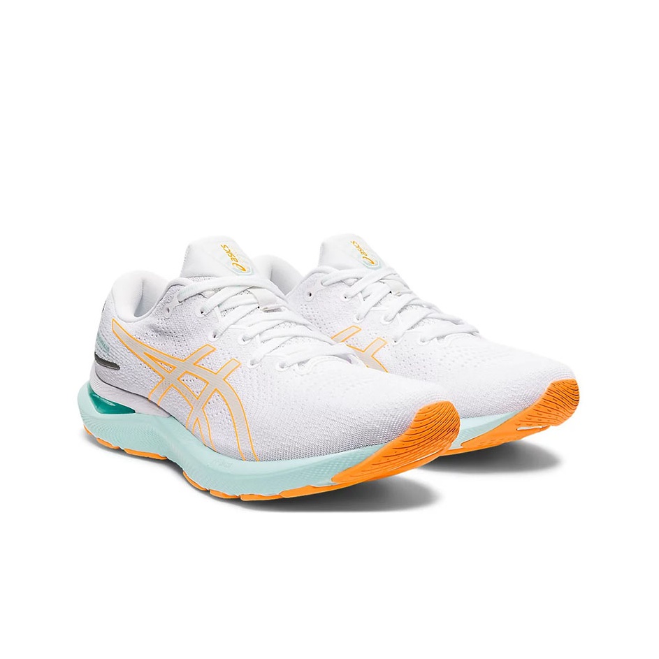 Asics Women s Gel Cumulus 24 White Orange Pop POIZON