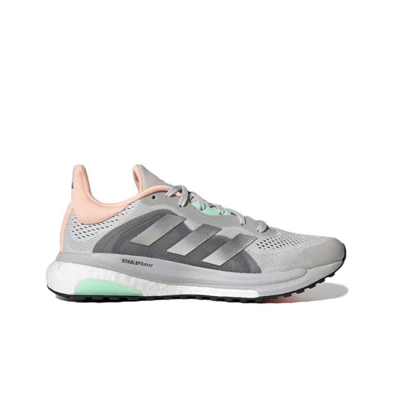 Adidas Solar Glide 4 St Anti-Slip Wear-Resistant Low-Top Running Shoes Women's Gray-1