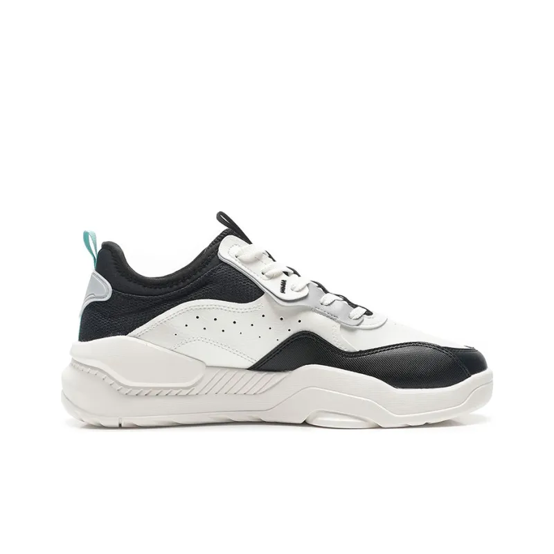 ANTA Skateboard Shoes Men Low-Top White/Black/Gray-1