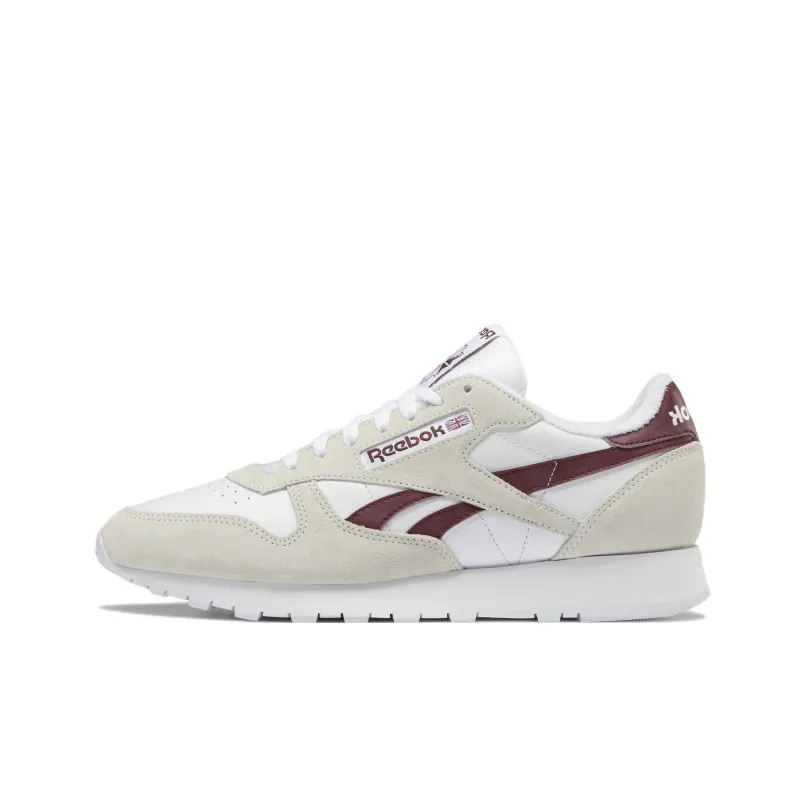 Reebok Classic Leather 'White Classic Burgundy'-0