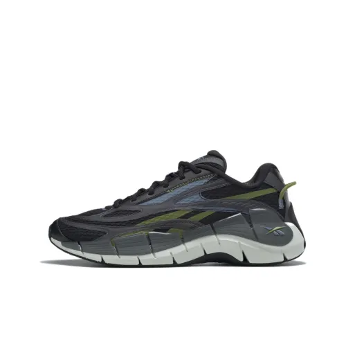 Reebok Zig Kinetica 2.5 Running Shoes Unisex Low-Top Charcoal Black