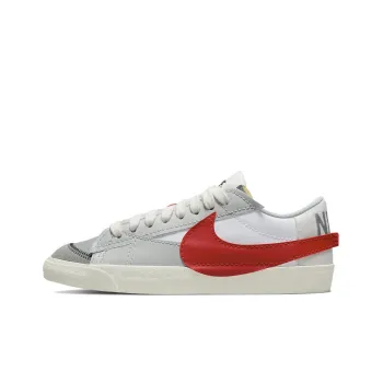 Nike Blazer Low 77 Jumbo White Photon Dust Light Smoke Grey University Red