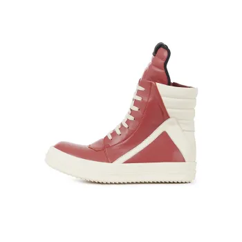 RICK OWENS/RO Geobasket Stylish Skateboarding Shoes Men's Pink