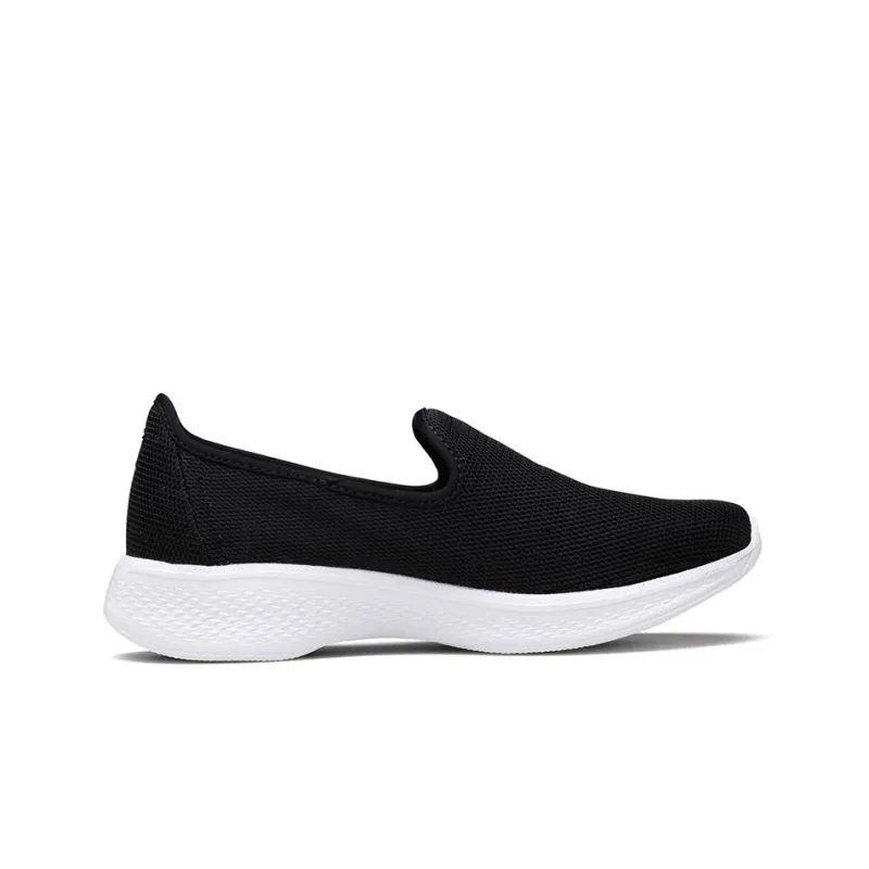 Skechers Go Walk 4 Casual Shoes Women's Low Top Black/White-1