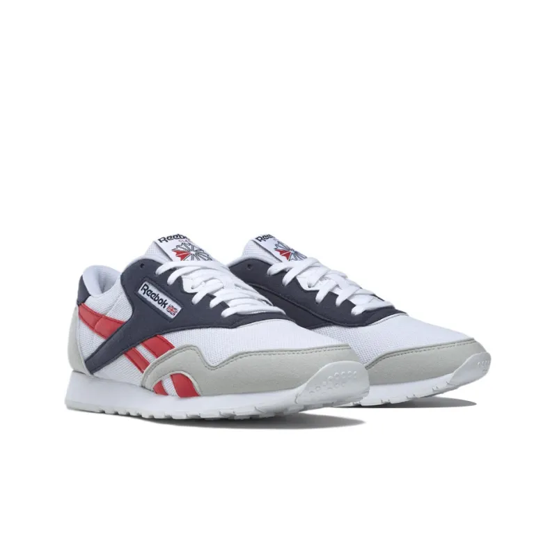 Reebok Classic Nylon White Navy Primal Red-2