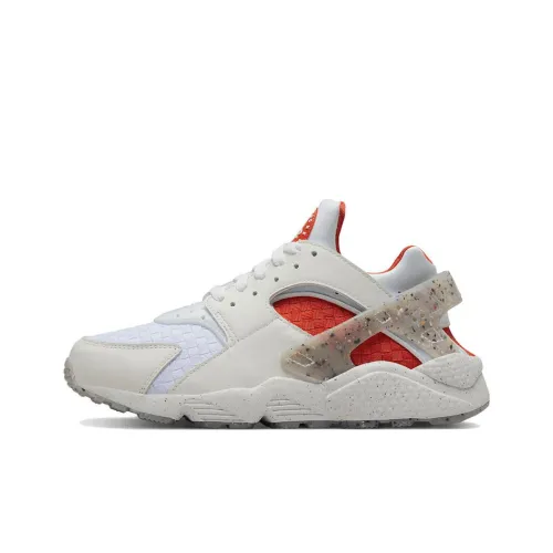 Nike Air Huarache Running Shoes Women's Low-Top White/Orange