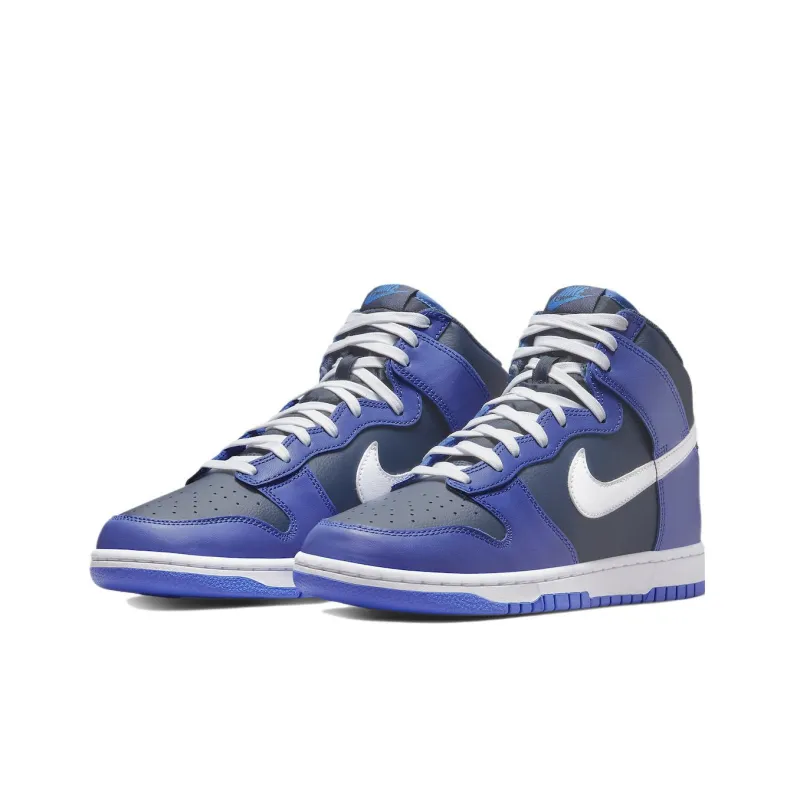 Nike Dunk High Medium Blue Midnight Navy-2