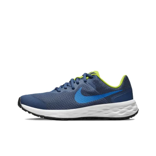 Nike REVOLUTION 6 Running Shoes Women's Low-Top Blue/Green/White