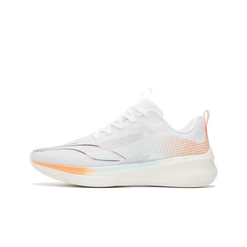 LiNing Red Hare 5 Pro Anti Slip Wear Resistant Low Top Running Shoes Women's Standard White-0