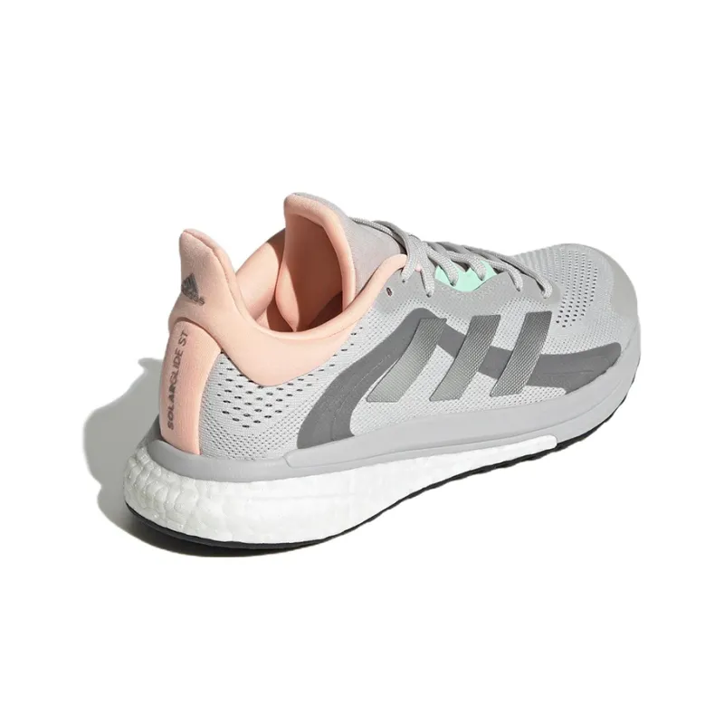 Adidas Solar Glide 4 St Anti-Slip Wear-Resistant Low-Top Running Shoes Women's Gray-3