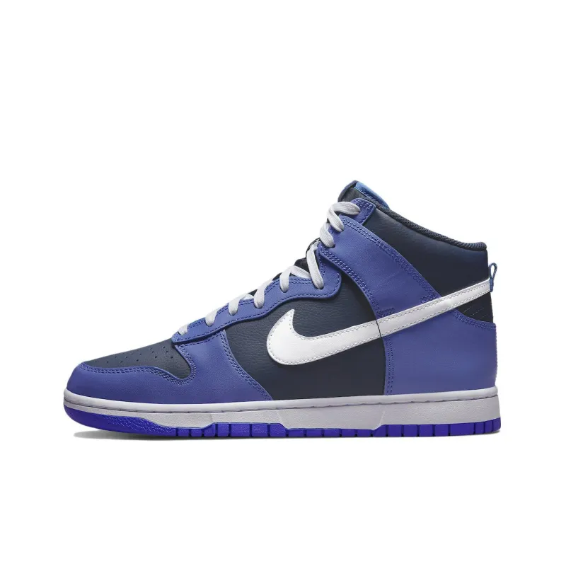 Nike Dunk High Medium Blue Midnight Navy-0