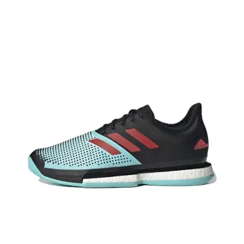 Adidas SoleCourt Black Pulse Aqua