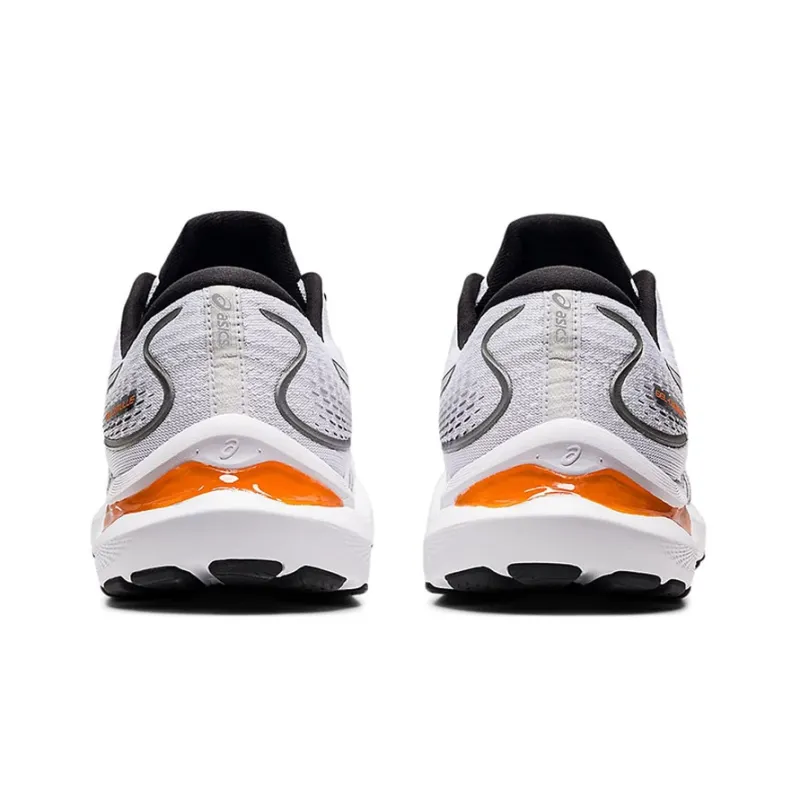 Asics Gel Cumulus 24 White Piedmont Grey Orange-4