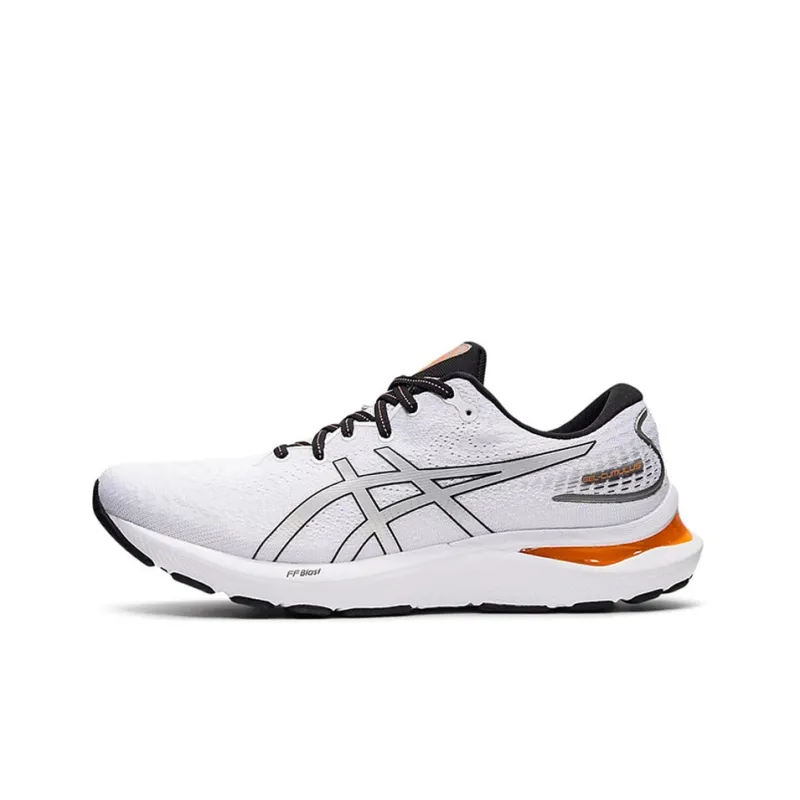 Asics Gel Cumulus 24 White Piedmont Grey Orange-0