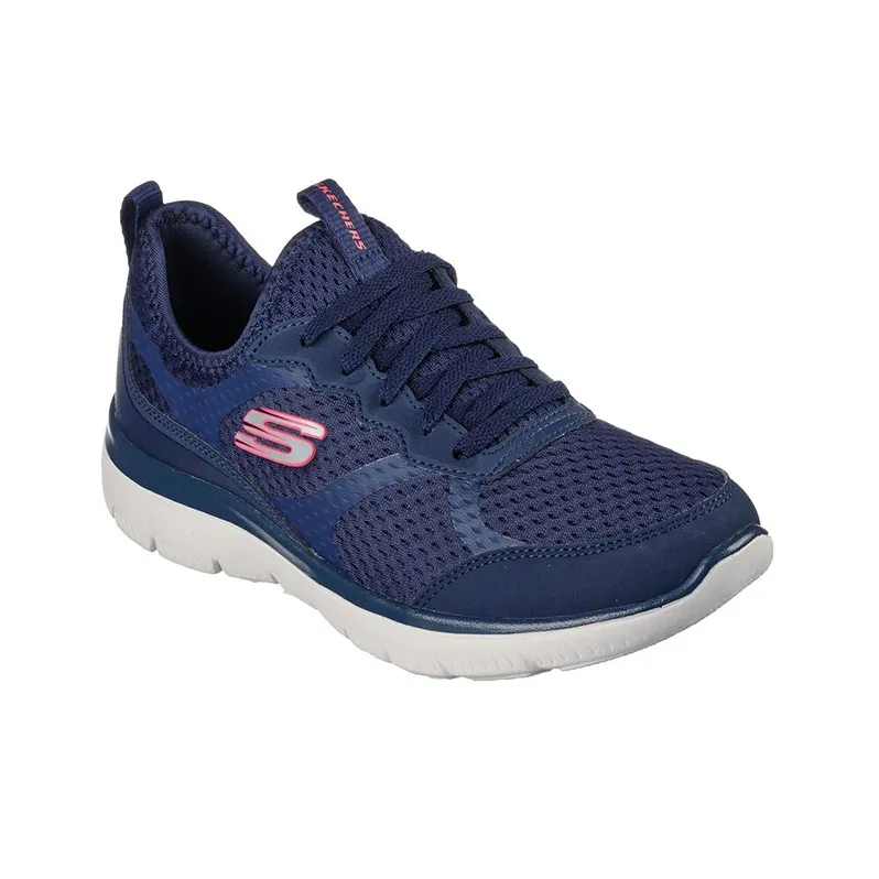 Skechers Summits Low Top Casual Shoes Women's Blue-2