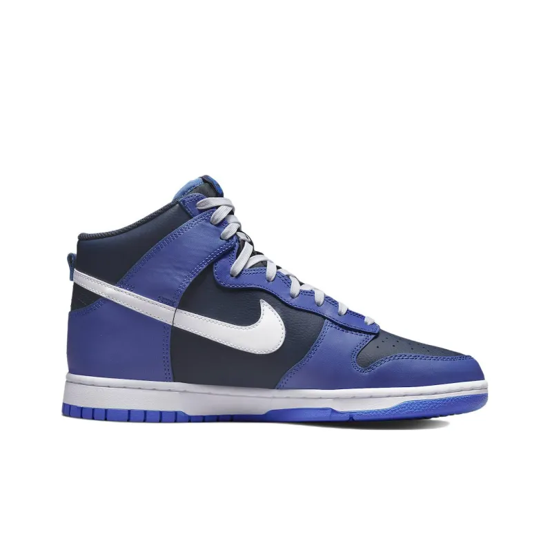 Nike Dunk High Medium Blue Midnight Navy-1